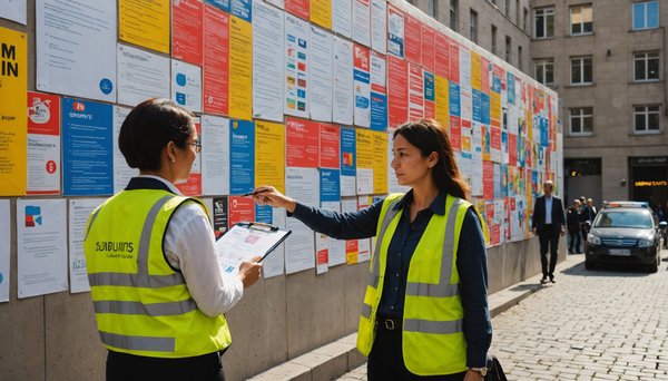 Peut-on mettre des affiches dans la rue ? légalité et procédures